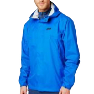 Helly Hansen HH Men Large Vibrant Blue Waterproof Lightweight Jacket Windbreaker
